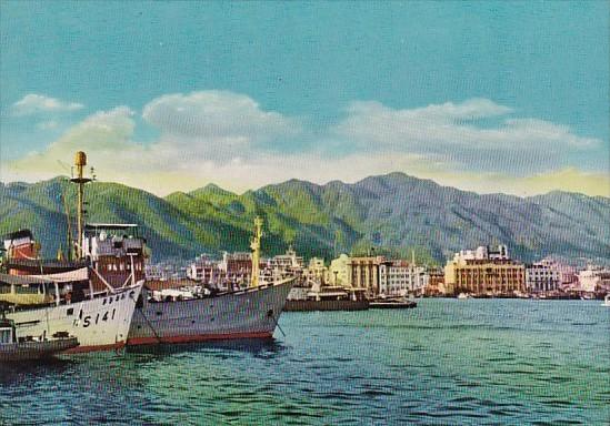 Japan Kobe Harbor Scene