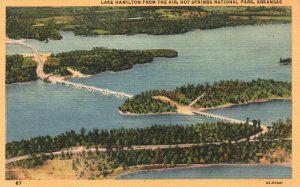 Vintage Postcard Lake Hamilton Resort Hot Springs National Park Arkansas AR