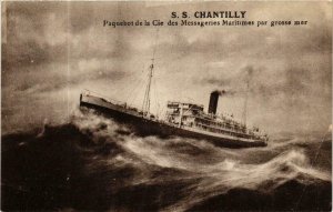 CPA AK S S Chantilly Paquebot de Cie des Messageries Maritimes SHIPS (762596)