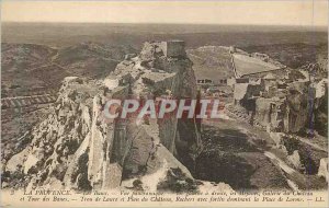 Postcard Old Provence Les Baux panoramic view from left to right the Mejanes ...