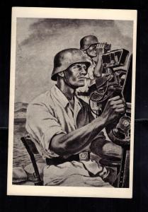 Mint WW2 Germany Army Wehrmacht Artillery Gunners Artist Picture Postcard