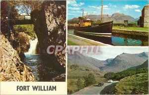 Modern Postcard Fort William Ben Nevis Glen Nevis The Lower Falls of Nevis