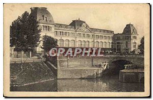 Old Postcard Toulouse Gare Matabiau andthe Canal