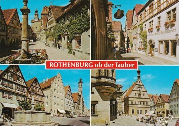 Germany Rothenburg ob der Tauber Multi View