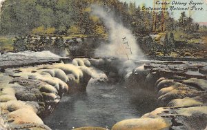 Crater Oblong Geyser Yellowstone National Park, Wyoming, USA