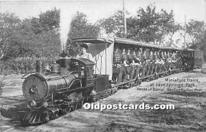 Miniature Trains at Eden Springs Park, House of David Benton Harbor, Michigan...