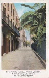 Louisiana New Orleans St Anthony's Alley French Quarter On Illinois Central S...