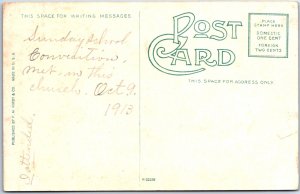 VINTAGE POSTCARD CENTRAL M.E. CHURCH AT BRIDGETON NEW JERSEY 1913