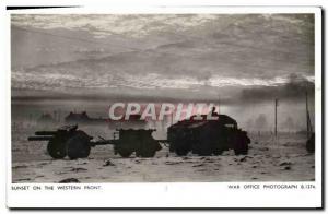 CPM Militaria Sunset on the Western Front Tank