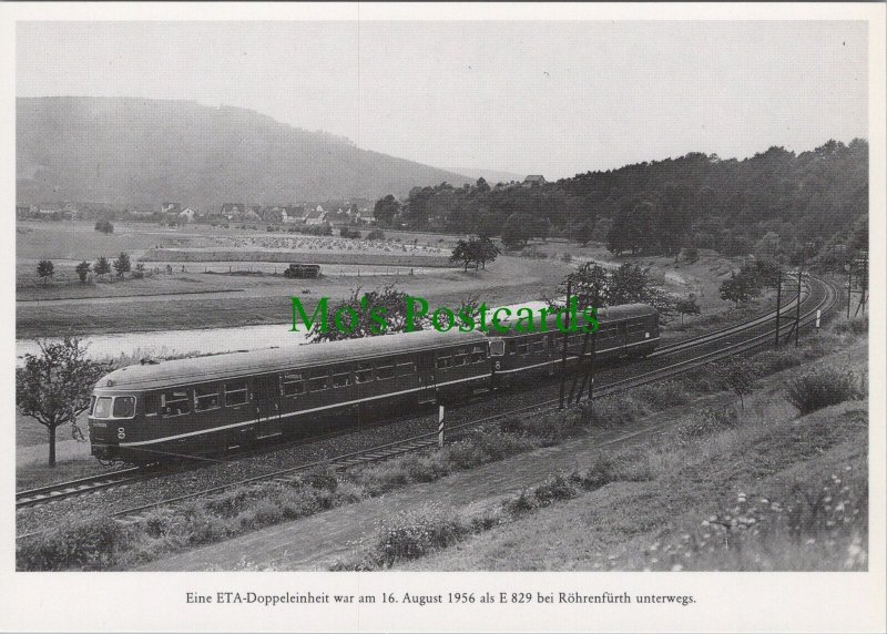 German Railway Postcard-Deutscher Zug,Lokomotive,Eisenbahn (Modern repro)RR19678