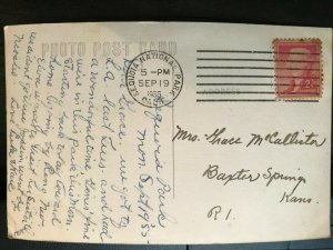 Vintage Postcard>1955>Gateway>Giant Redwoods>Sequoia National Park>California