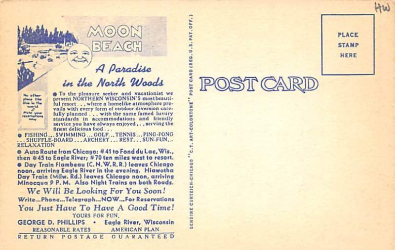 Phillip Moon Beach Resor Main Lodge Eagle river WI 