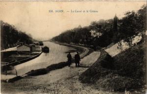 CPA AGEN - Le Canal et le Coteau (638635)
