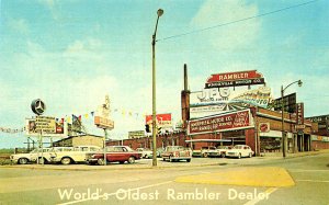 Knoxville TN Mercedes & Oldest Rambler Dealership, Postcard