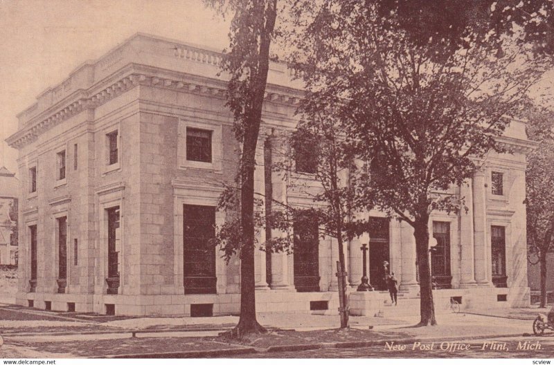 FLINT, Michigan, 1900-1910s; New Post Office