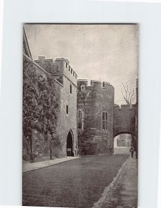 Postcard View along the Outer Ward Tower of London England