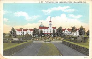 Hollywood Florida~Park View Hotel & Circle Park~1920s Beautiful FL Series Pc