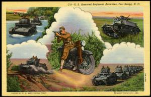 Multi-view U.S. Army Ft. Bragg (Postcard)