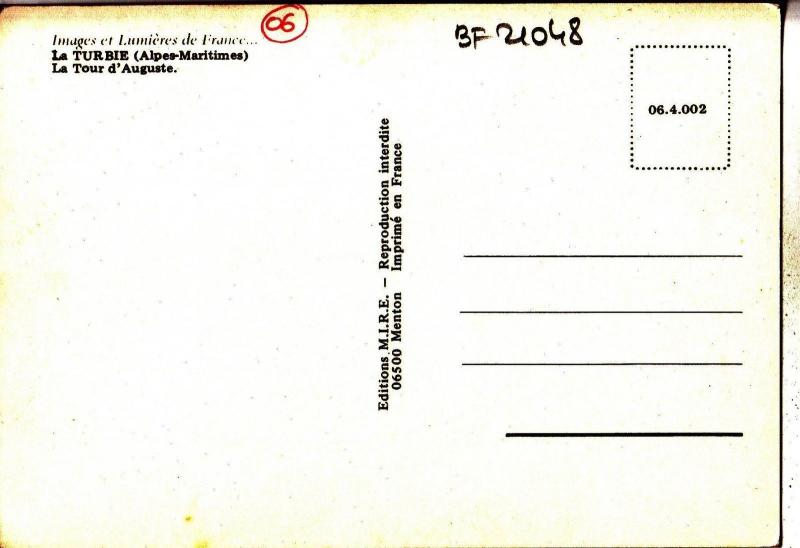 BF21048 la turbie a m la tour d augste  france front/back image