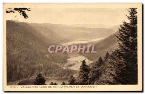 Old Postcard Vallee Des Lacs From Retournemer And Longemer