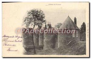 Old Postcard Peronne Castle