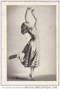 GARBATI CIGARETTE CARD FAMOUS DANCERS NO 158 ALICE UHLEN