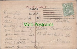 Genealogy Postcard - Slater / Broomfield, 63 Limekiln Street, Dover, Kent GL1117