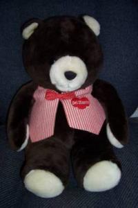 Lg DEL MONTE Fruits Plush Stuffed Bear Advertising DOLL