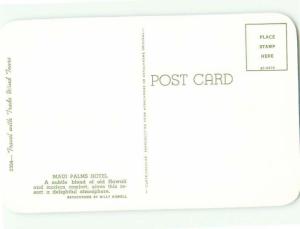 Unused Pre-1980 MAUI PALMS HOTEL Maui Hawaii HI hr3703