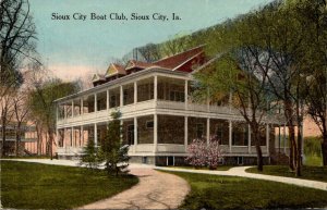Iowa Sioux City The Sioux City Boat Club 1915