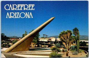 Postcard - Sundial - Carefree, Arizona