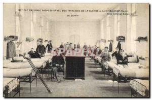 Postcard Old Army National Professional Institute of the Invalides War Saint ...