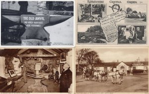Love at Gretna Green Blacksmiths Anvil Shop 4x Collectible Old Postcard s