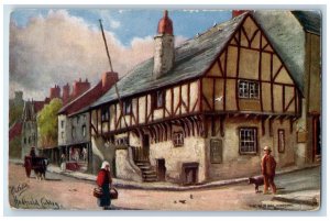 c1910 The Old Inn Conway Hadfield Cubley Painting Oilette Tuck Art Postcard