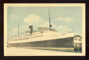 Yarmouth, Nova Scotia-N.S., Canada Postcard, S.S. Yarmouth At Yarmouth Dock