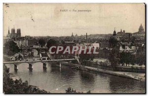 Paris - Panoramic View - Old Postcard