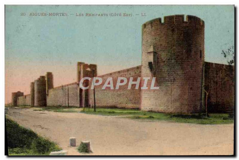 Old Postcard Acute Dead Remparts