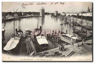 La Rochelle - Vue Generale du Port - Old Postcard