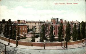 Boston MA Hospital c1910 Postcard