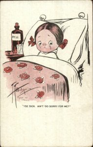 Wiederseim Sick Girl Bed Pennsylvania Branch of Shut-In Society Social History