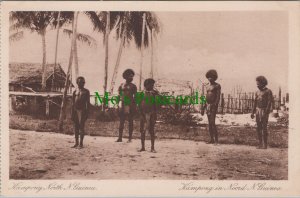Papua New Guinea Postcard - Kampong in N.Guinea Ref.RS32310