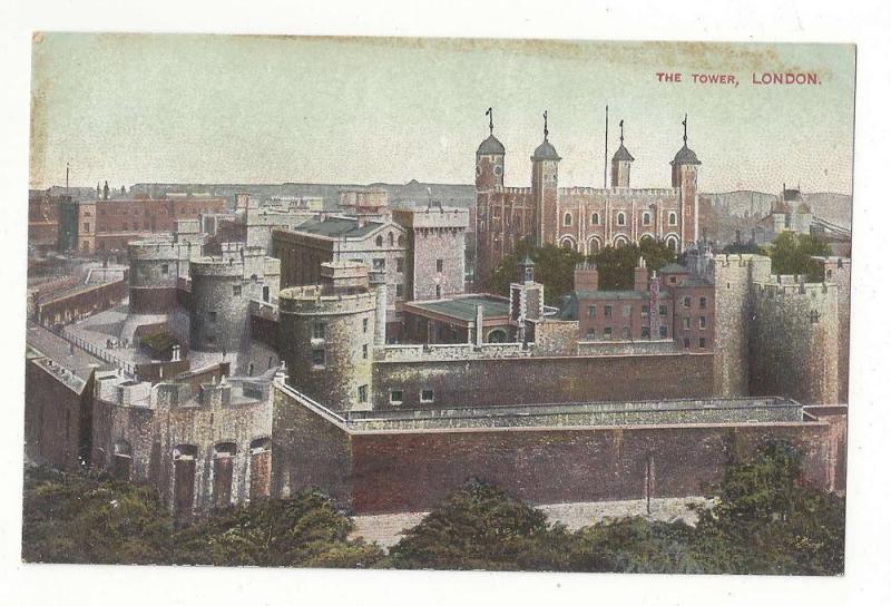 UK England London The Tower Vtg Postcard ca 1910