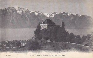 Schweiz Lac Leman Chateau Du Chatelard