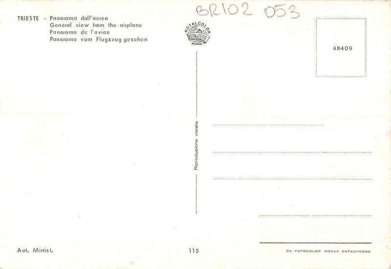 BR102053   trieste panorama dall aereo italy