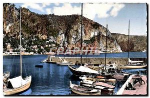 Modern Postcard Beaulieu sur Mer harbor Lower Corniche Boat