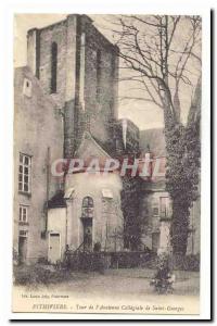 Pithiviers Old Postcard Tower & # 39ancienne collegiate St. George