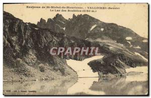 Old Postcard Environs de St Michel de Maurienne Valloire Lake Rochilles