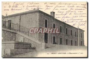 Old Postcard Astronomy Mont Ventoux L & # 39Observatoire