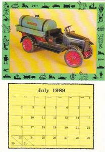 1989 Calendar Series July Buddy L Tanker Truck