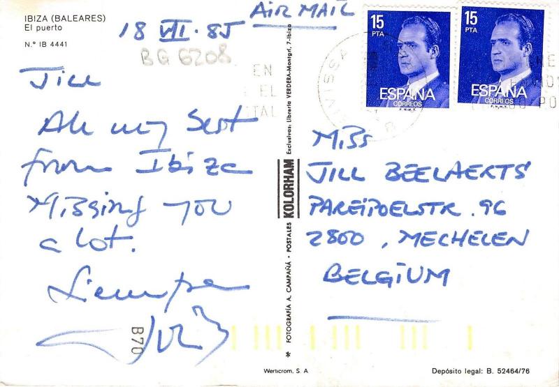 BG6208 ibiza el puerto ship bateaux   spain